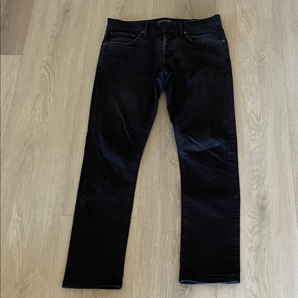 Tom Ford Black Slim Straight Jeans